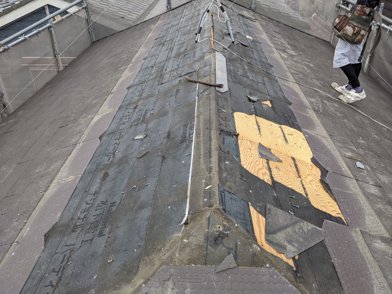 コロニアル葺き替え